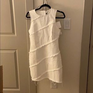 Alexanderwang.t white denim dress NWT